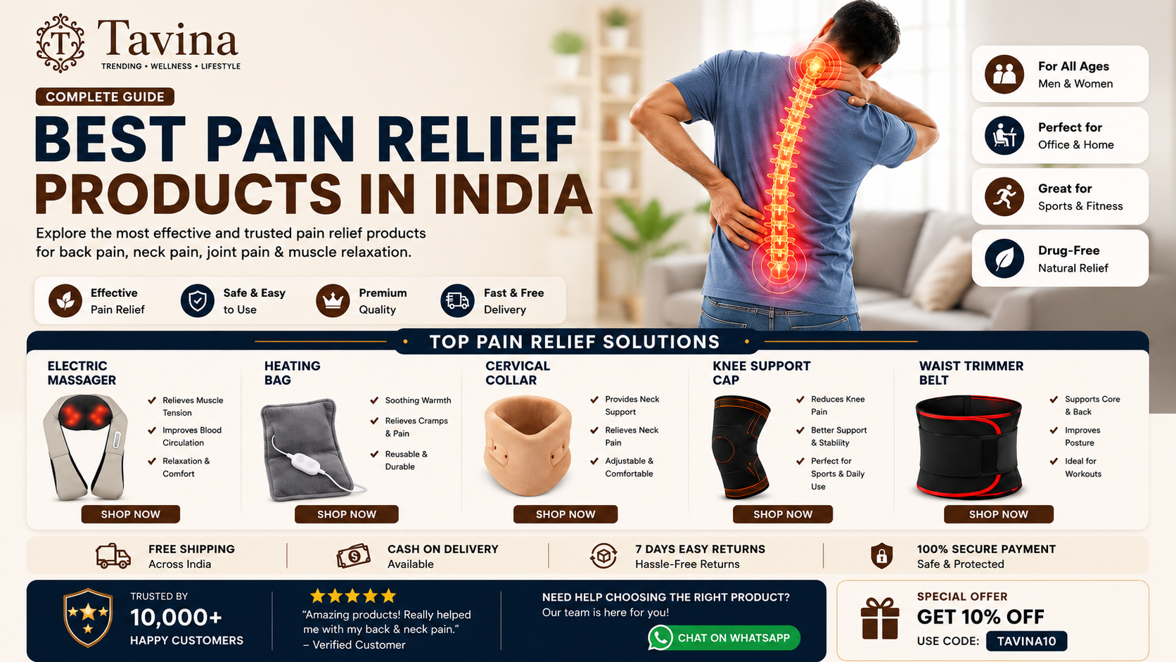 Best Pain Relief Products in India