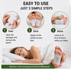 Detox Foot Patches for Deep Cleanse & Better Sleep | Natural Herbal Foot Detox Pads for Relaxation & Energy Boost