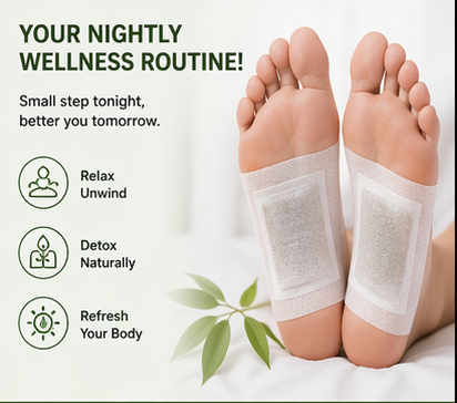 Detox Foot Patches for Deep Cleanse & Better Sleep | Natural Herbal Foot Detox Pads for Relaxation & Energy Boost