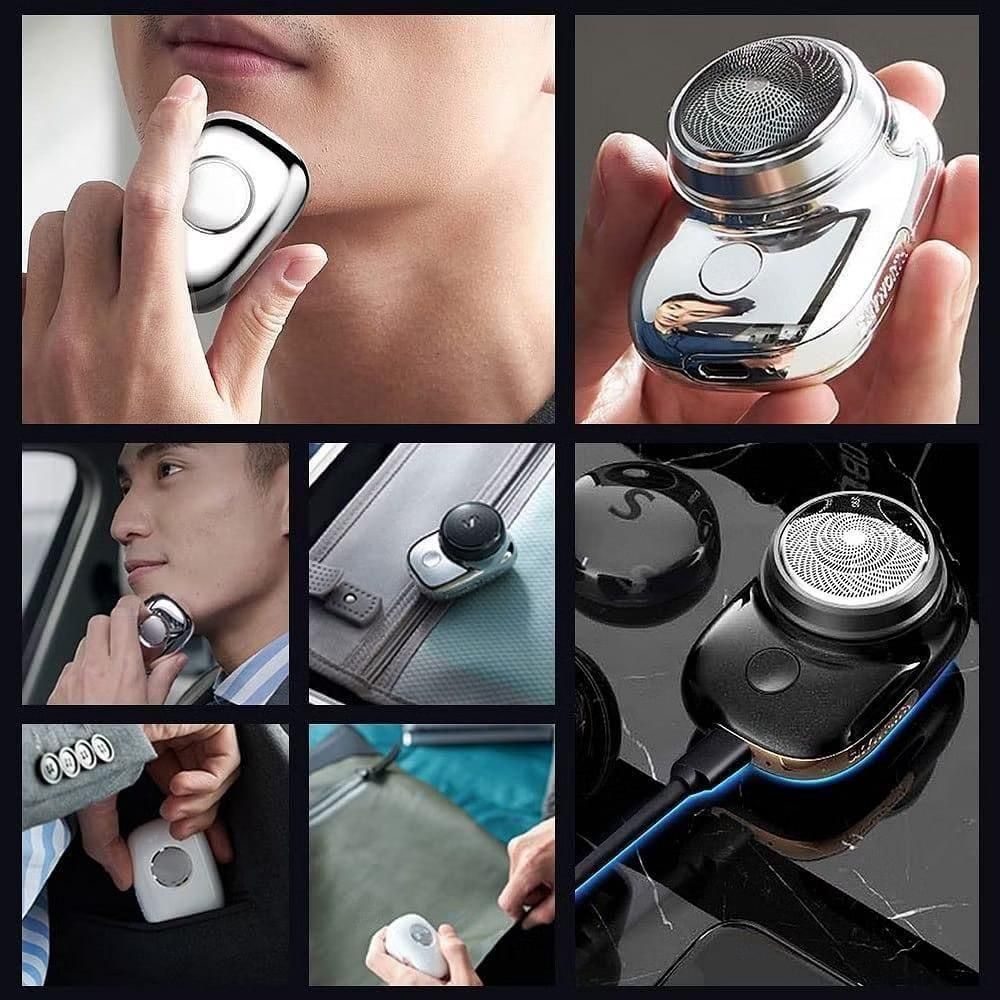 Rechargeable Mini Electric Shaver for Men