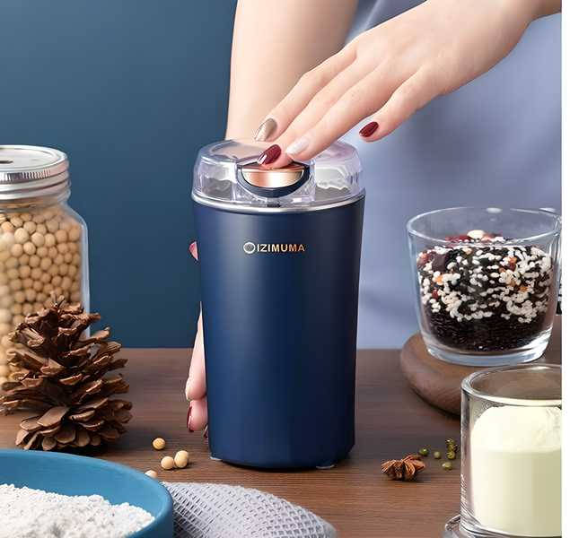 Electric Multi-Purpose Grinder for Coffee, Spices & Nuts (Random Color)