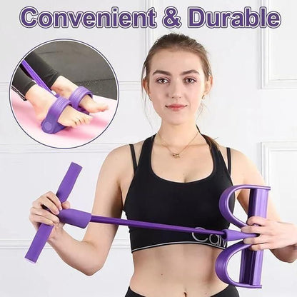 Yoga Pedal Puller Resistance Band for Full Body Workout | Home Exercise & Stretching Tool