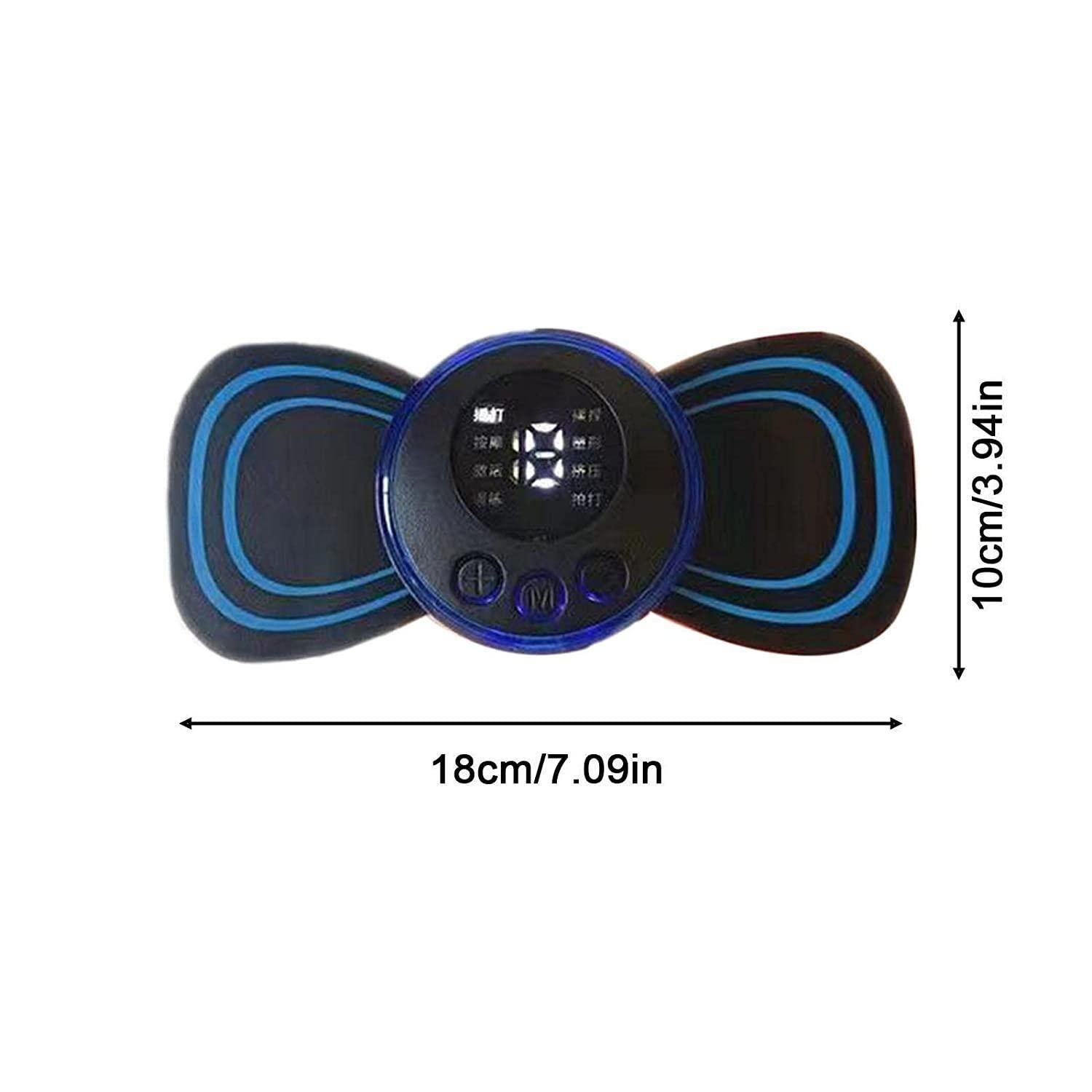 Mini Electric Massager for Pain Relief – 8 Modes, 19 Levels