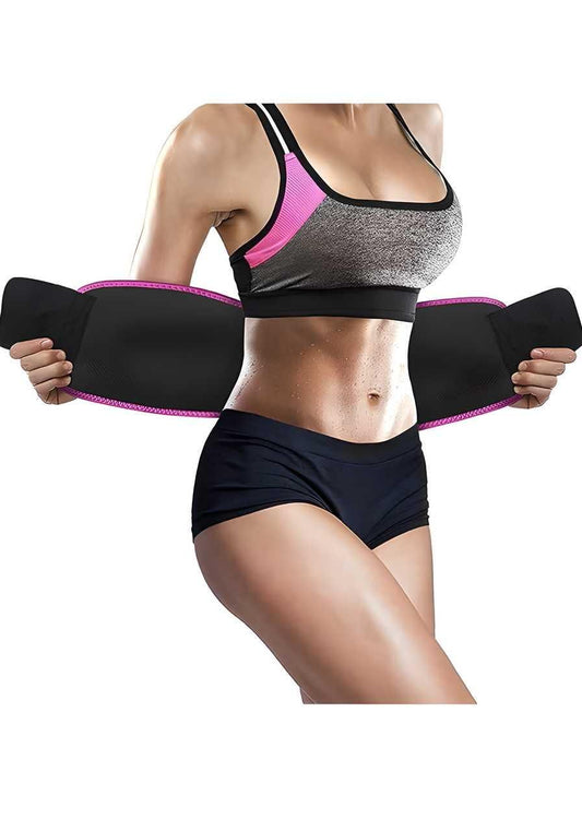 Adjustable Waist Trimmer Belt for Weight Loss & Sweat