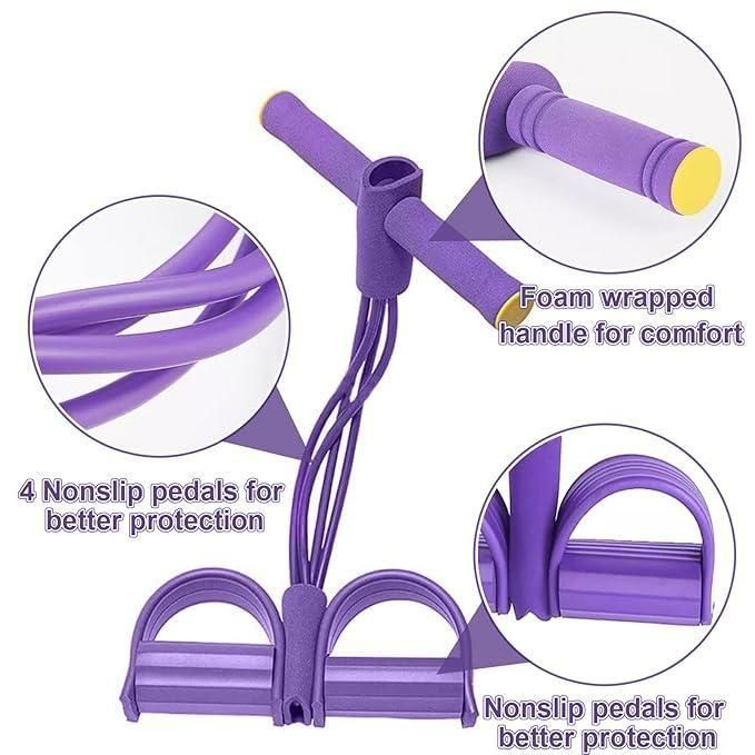Yoga Pedal Puller Resistance Band for Full Body Workout | Home Exercise & Stretching Tool 9buv2y-qt