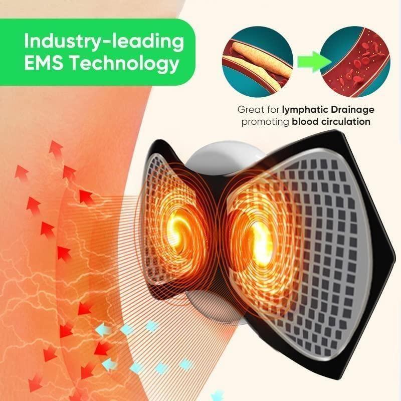Mini Electric Massager for Pain Relief – 8 Modes, 19 Levels