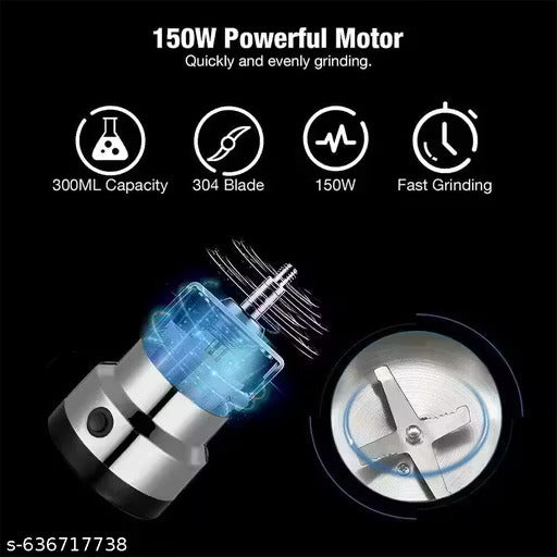 Stainless Steel Multi functional Electric Grinder for Coffee, Spices, Nuts & Grains