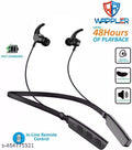 Bluetooth Neckband Wireless Headphones with Powerful Bass, 20H Battery & Type-C Fast Charging